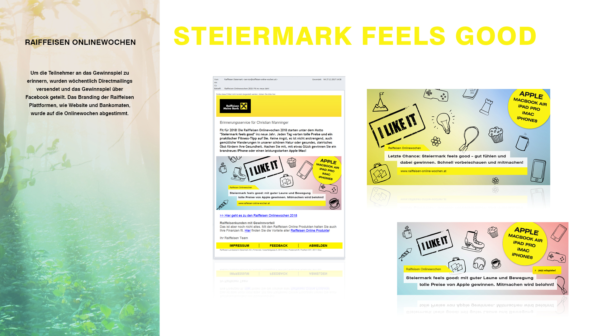 Onlinekampagne „Steiermark feels good“